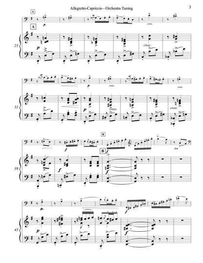 Bottesini: Allegretto-Capriccio for Double Bass and Piano (urtext ed. Mark Morton)