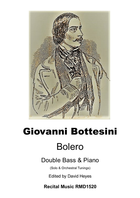 Bottesini: Bolero for double bass & piano (ed. David Heyes)