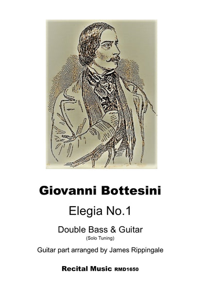 Giovanni Bottesini: Elegia No. 1 for double bass & guitar (arr. Heyes/Rippingale)