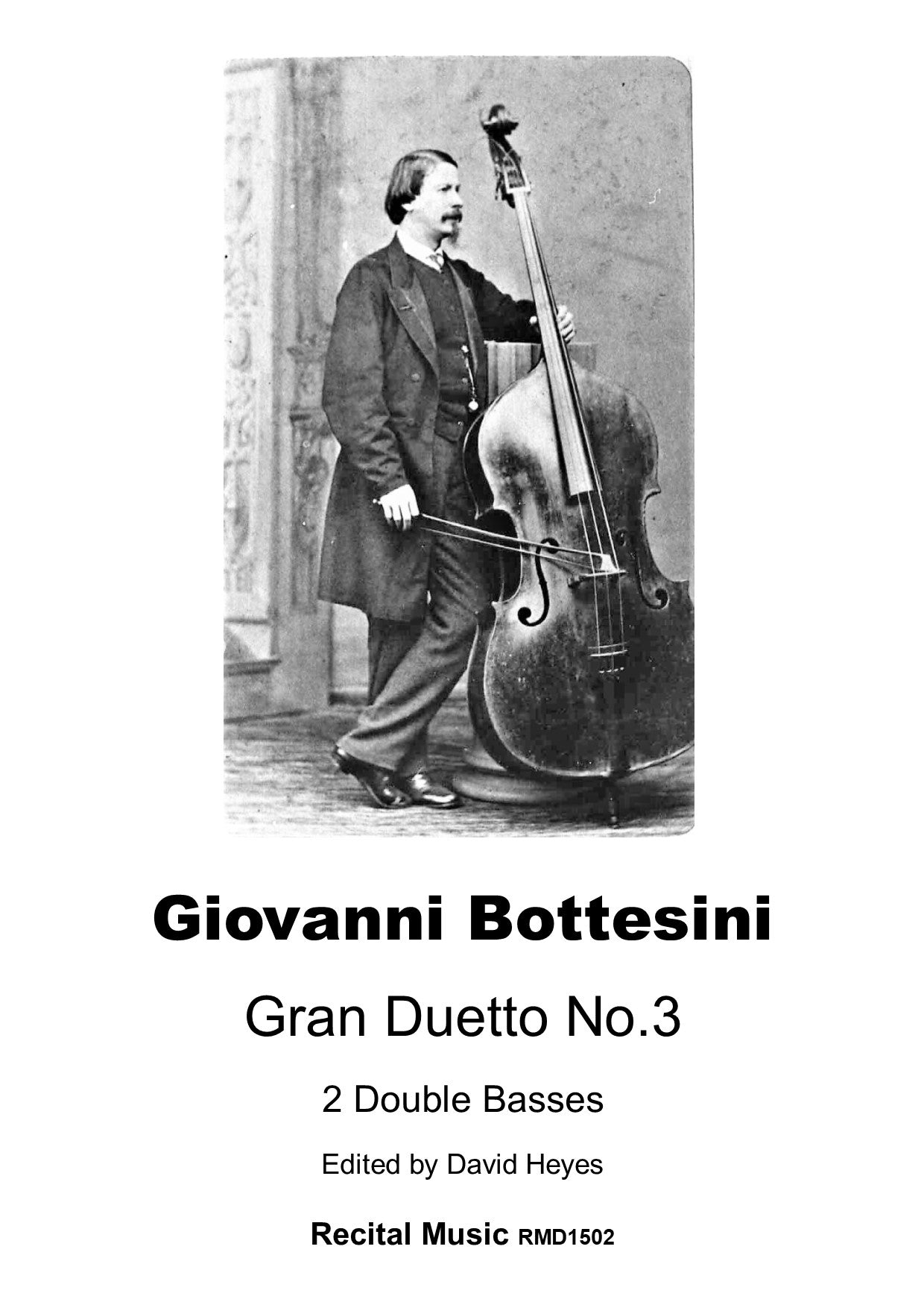 Giovanni Bottesini: Gran Duetto No.2 for 2 double basses (ed. Heyes)