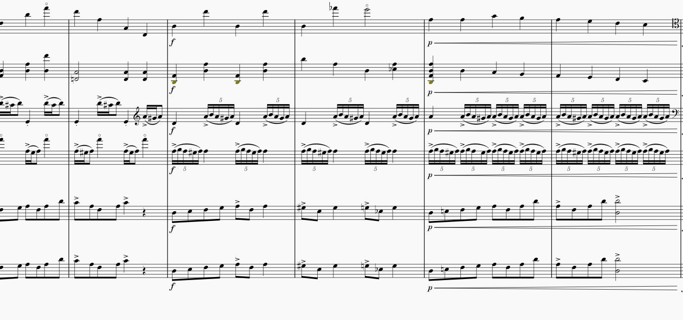 Grieg: In the Hall of the Mountain-King for double bass sextet