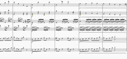 Grieg: In the Hall of the Mountain-King for double bass sextet