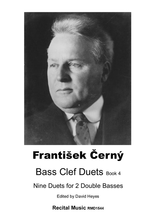 Frantisek Cerny: Bass Clef Duets Book 4: Nine Duets for 2 Double Basses