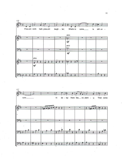 Humphrey Clucas: Serenade for soprano & double bass quartet
