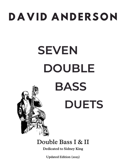 Dave Anderson: 7 Double Bass Duets (2025 Edition)