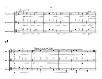 J. A. Devor: Trio for Three Contrabasses