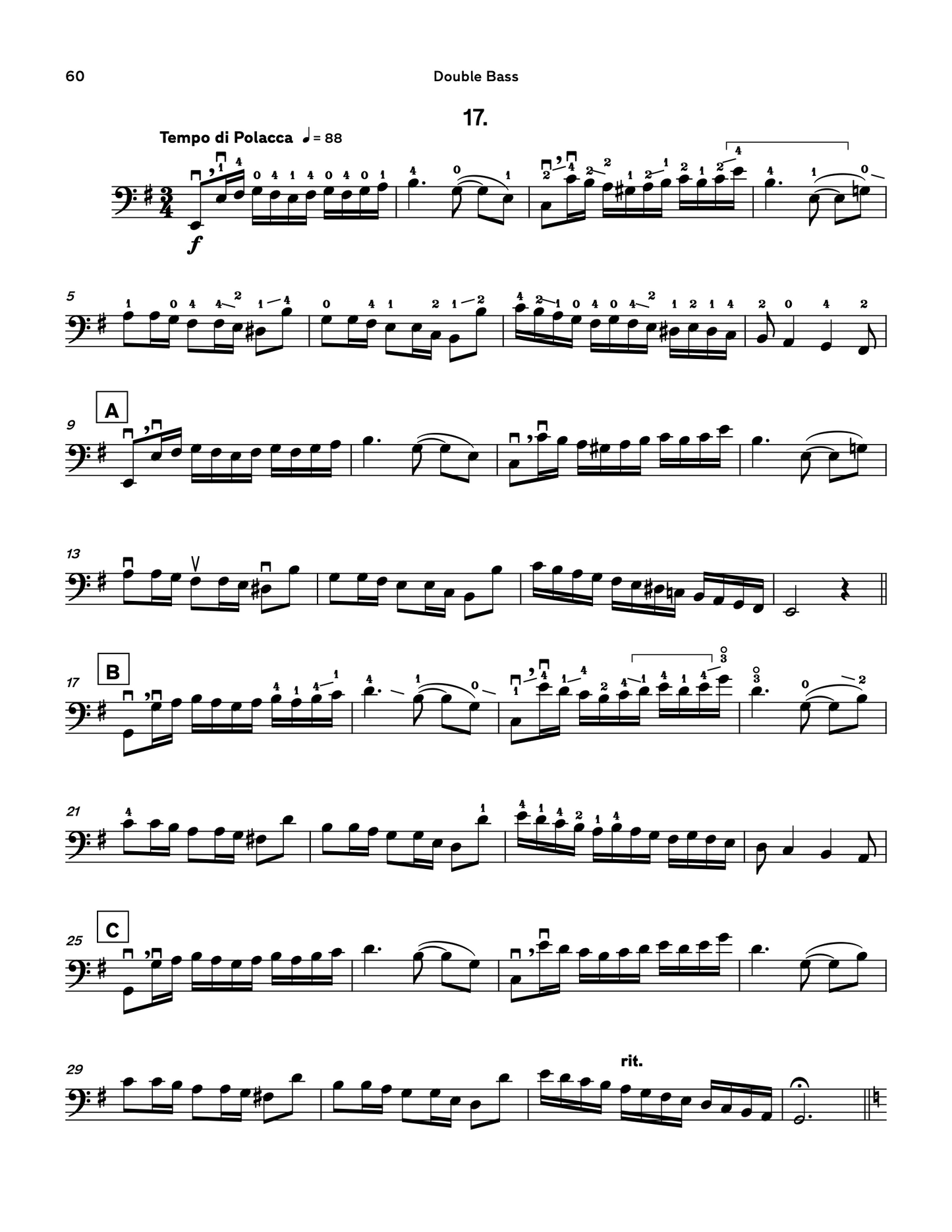 Simandl’s 30 Etudes for Double Bass (digital editon)