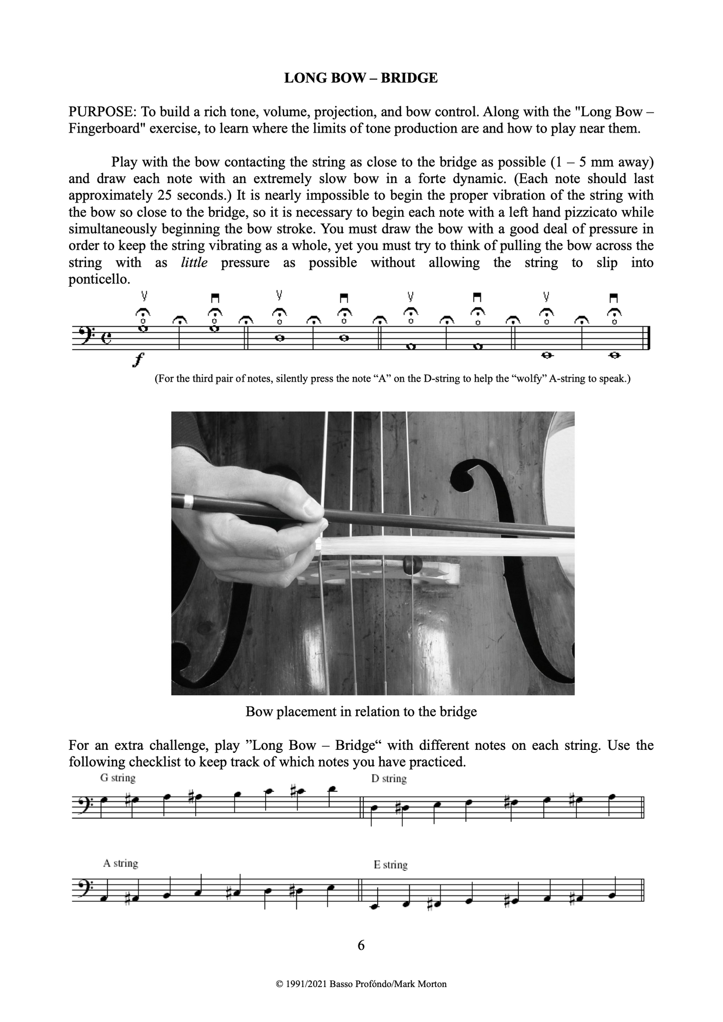 Dr. Morton's Torturous Exercises for the Double Bass