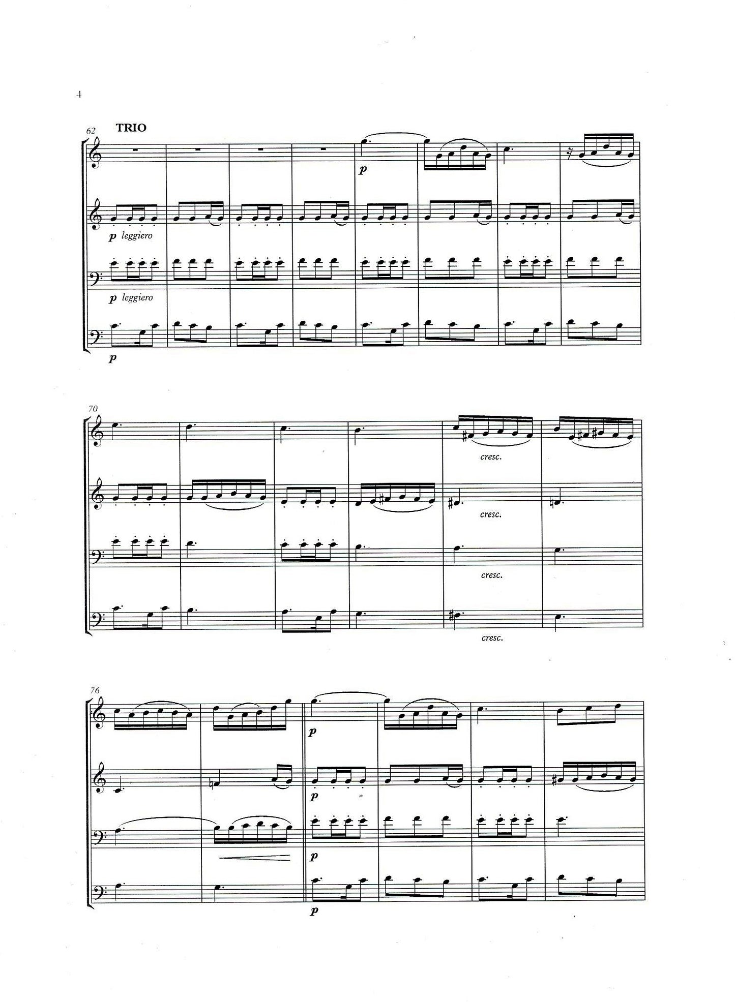 Arcady Dubensky: Prelude & Fugue for double bass quartet