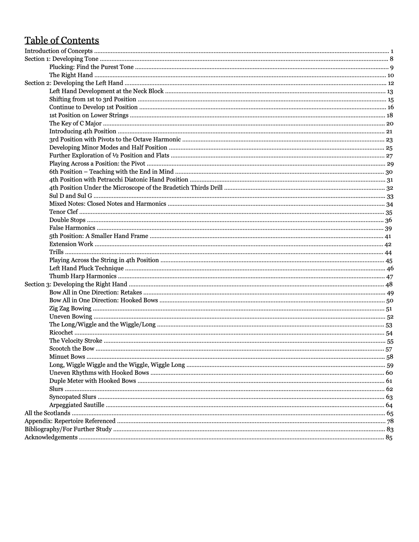 Dr. Kate Jones: Scotland Through the St(Ages): 84 Variations on 1 Folk Song for Double Bass