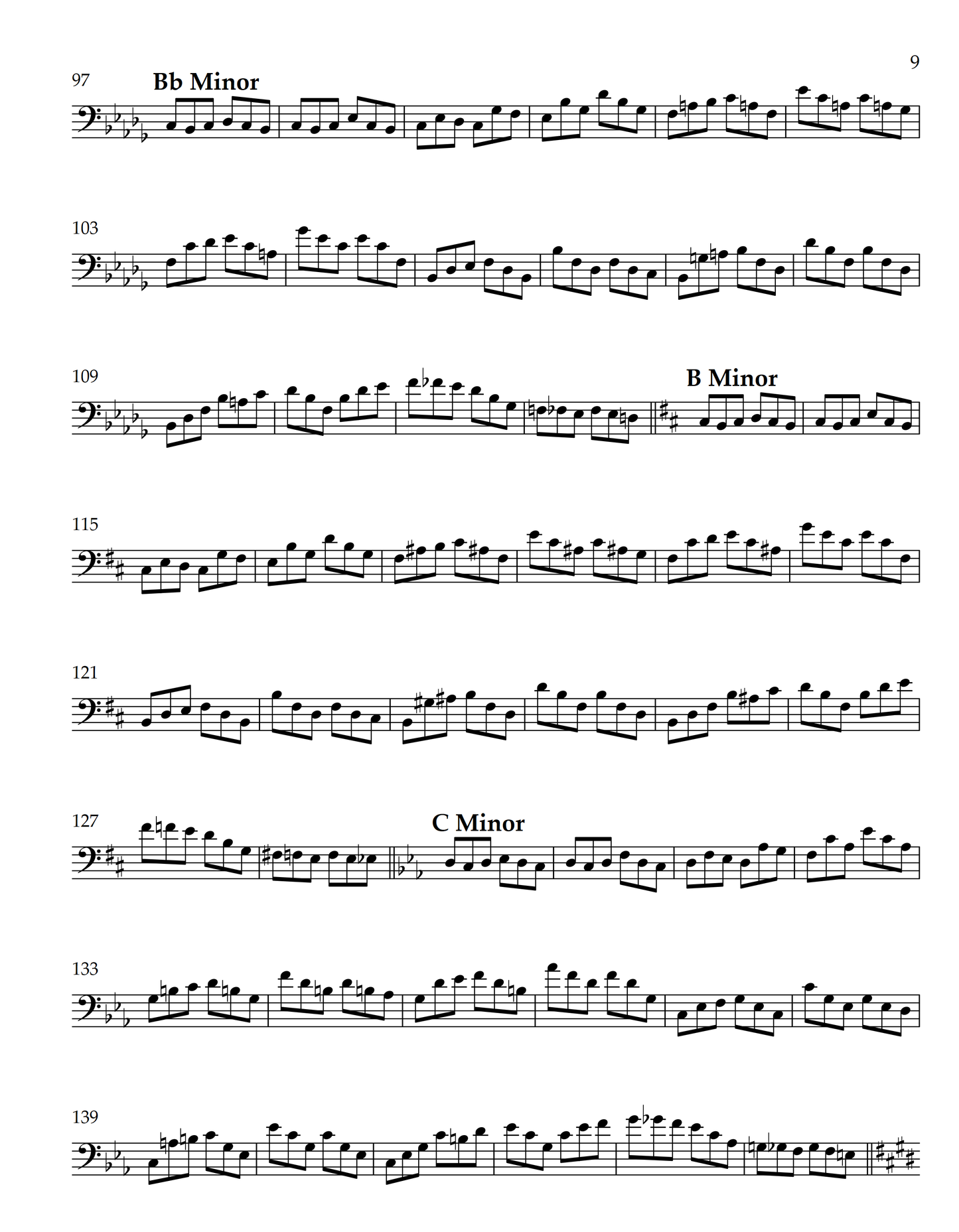 Michael Kurth: Four Perptudities (etudes) for double bass