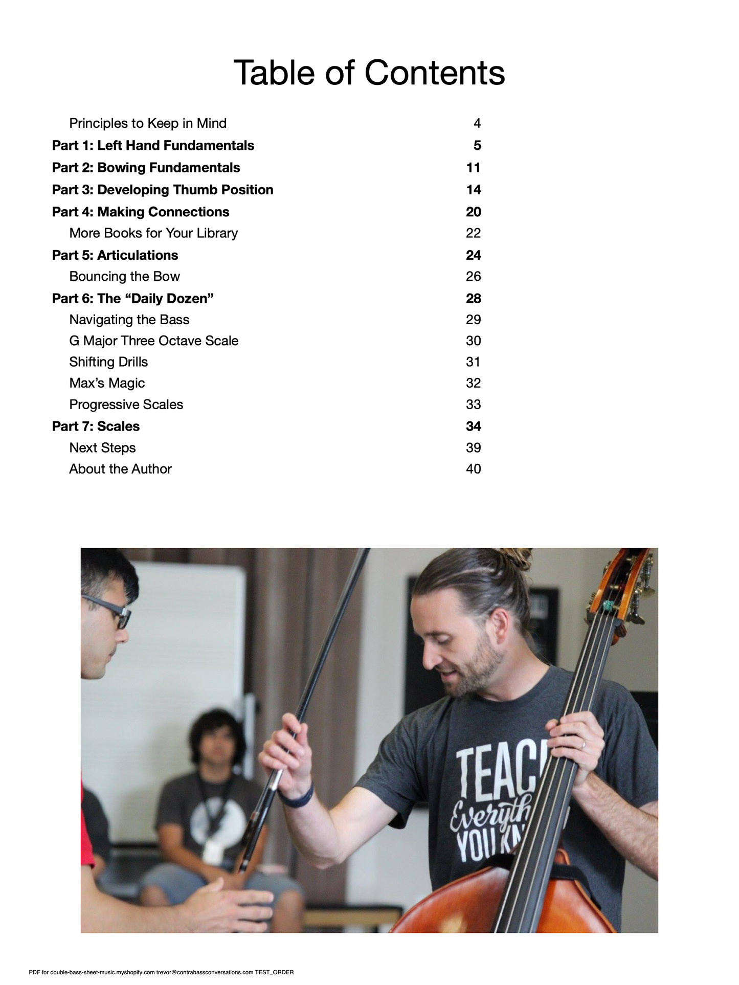 Jason Heath: Fundamentals of Double Bass Technique