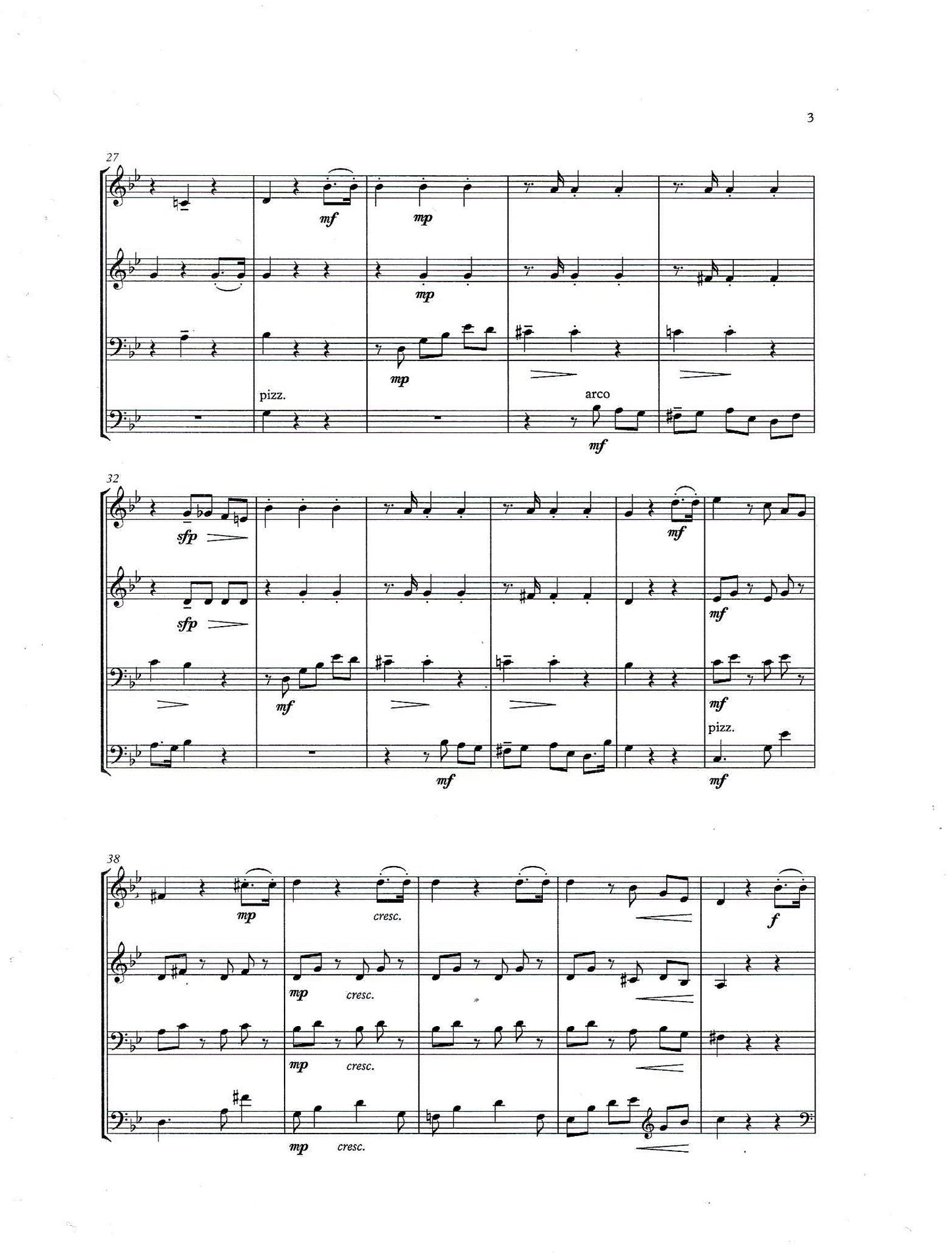 Simón García: 3 Quartets for double bass quartet