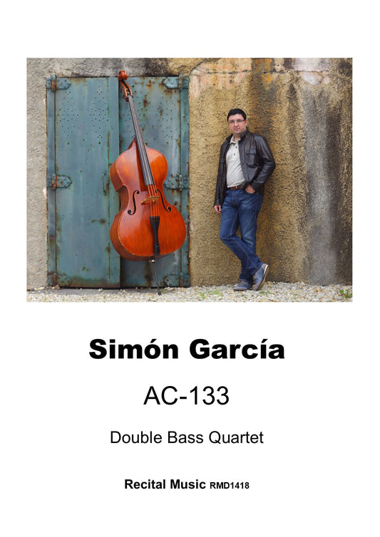 Simón García: AC-133 for double bass quartet