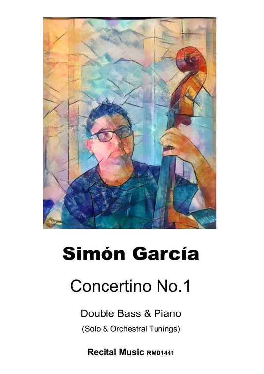 Simón García: Concertino No. 1 for double bass & piano