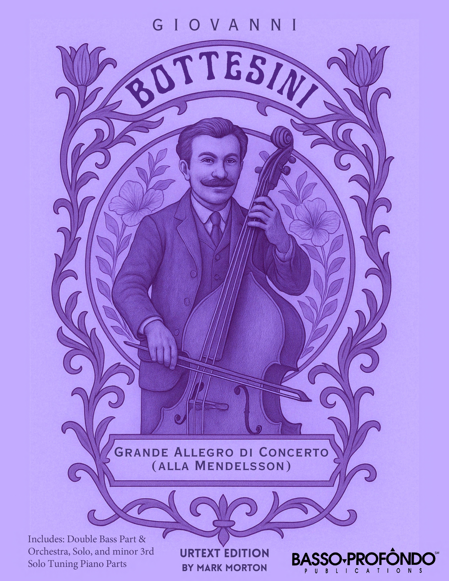 Bottesini: Grande Allegro di Concerto (alla Mendelssohn) for Double Bass and Piano (urtext ed. Mark Morton)