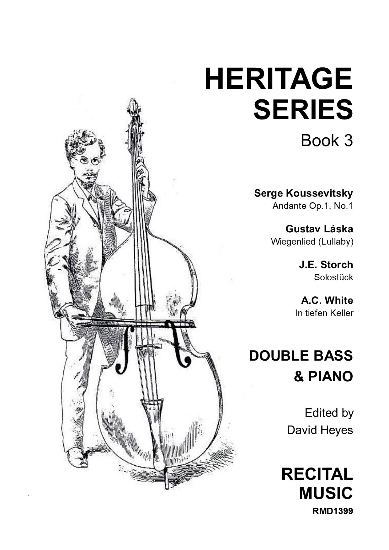 Heritage Series Book 3 for double bass & piano (ed. David Heyes)