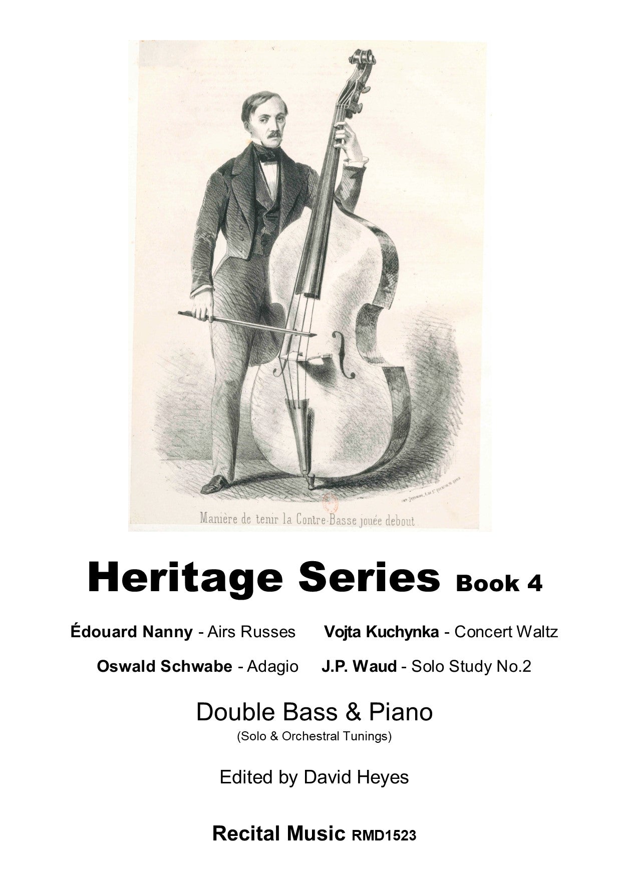 Heritage Series Book 4 for double bass & piano (ed. by David Heyes)