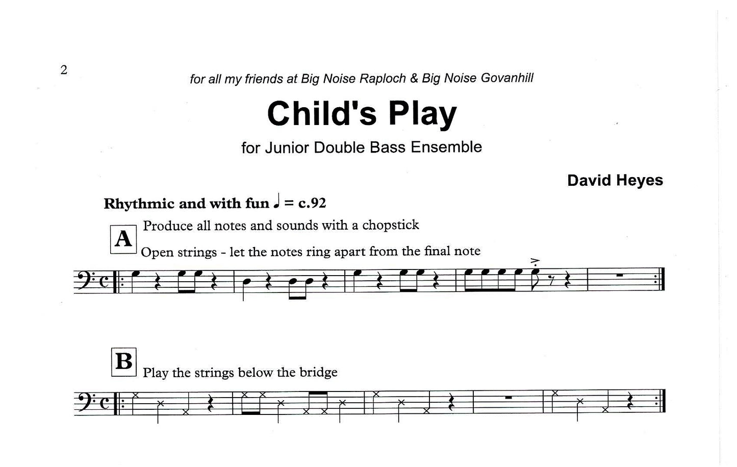Beginner Double Bass Quartet Bundle