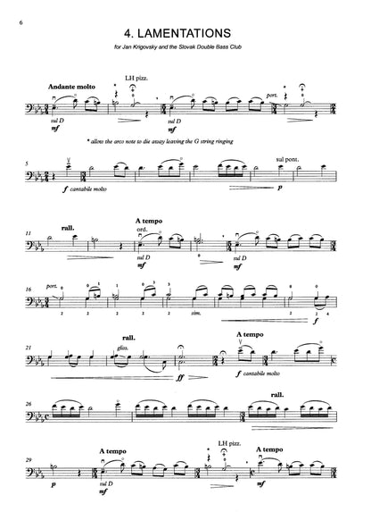 David Heyes: MUSIC for ONE: Ten Pieces for unaccompanied double bass