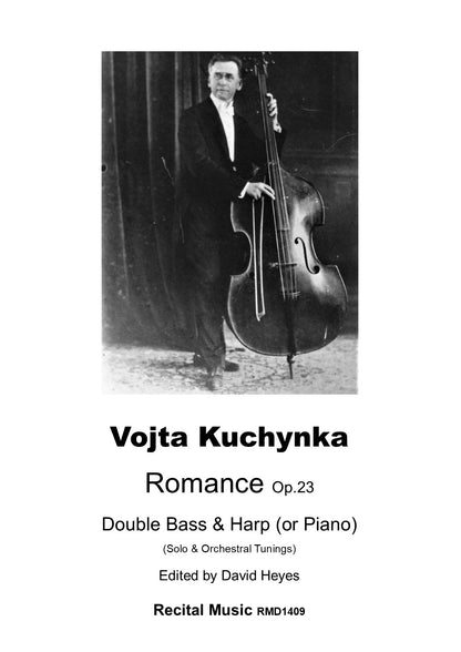 Vojta Kuchynka: Romance for double bass & harp or piano (edited by David Heyes)