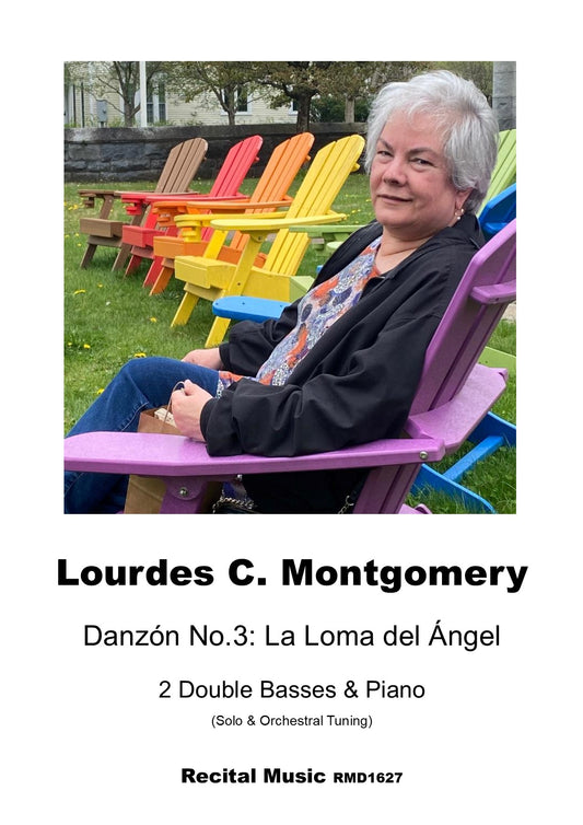 Lourdes Montgomery: Danzón No.3 La Loma del Ángel for 2 double basses & piano