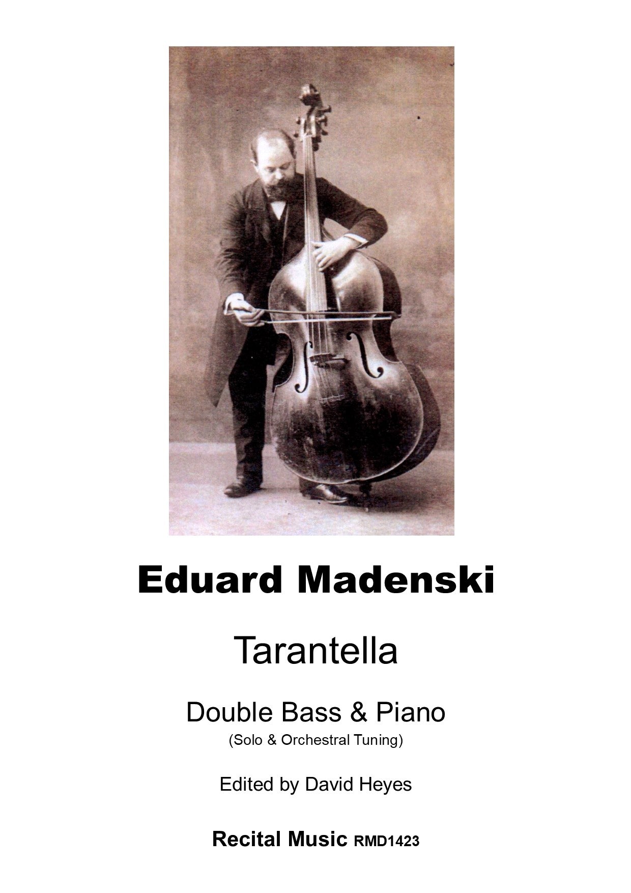 Eduard Madenski: Tarantella for double bass & piano
