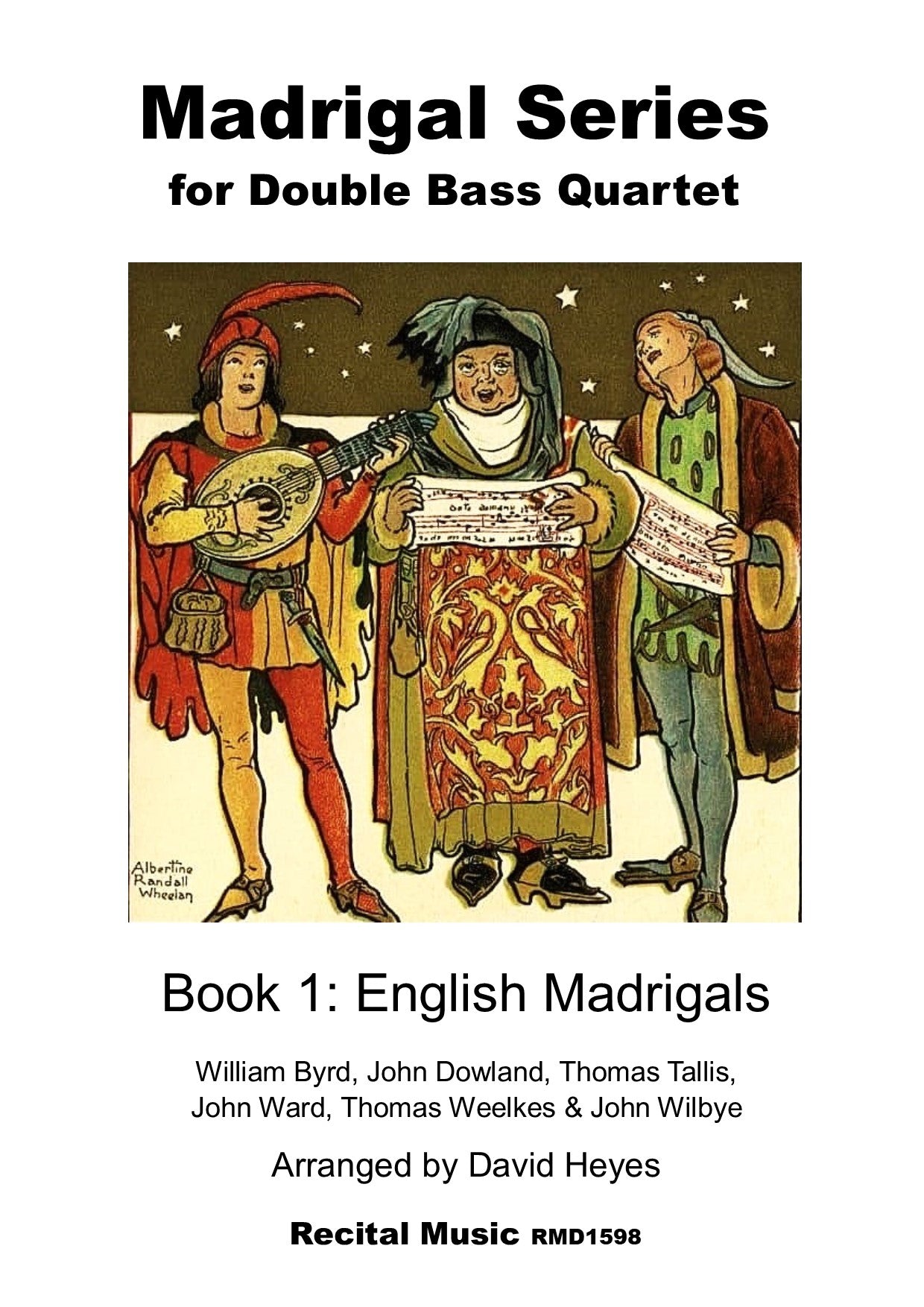 Madrigal Series Book 1: Six English Madrigals for Double Bass Quartet