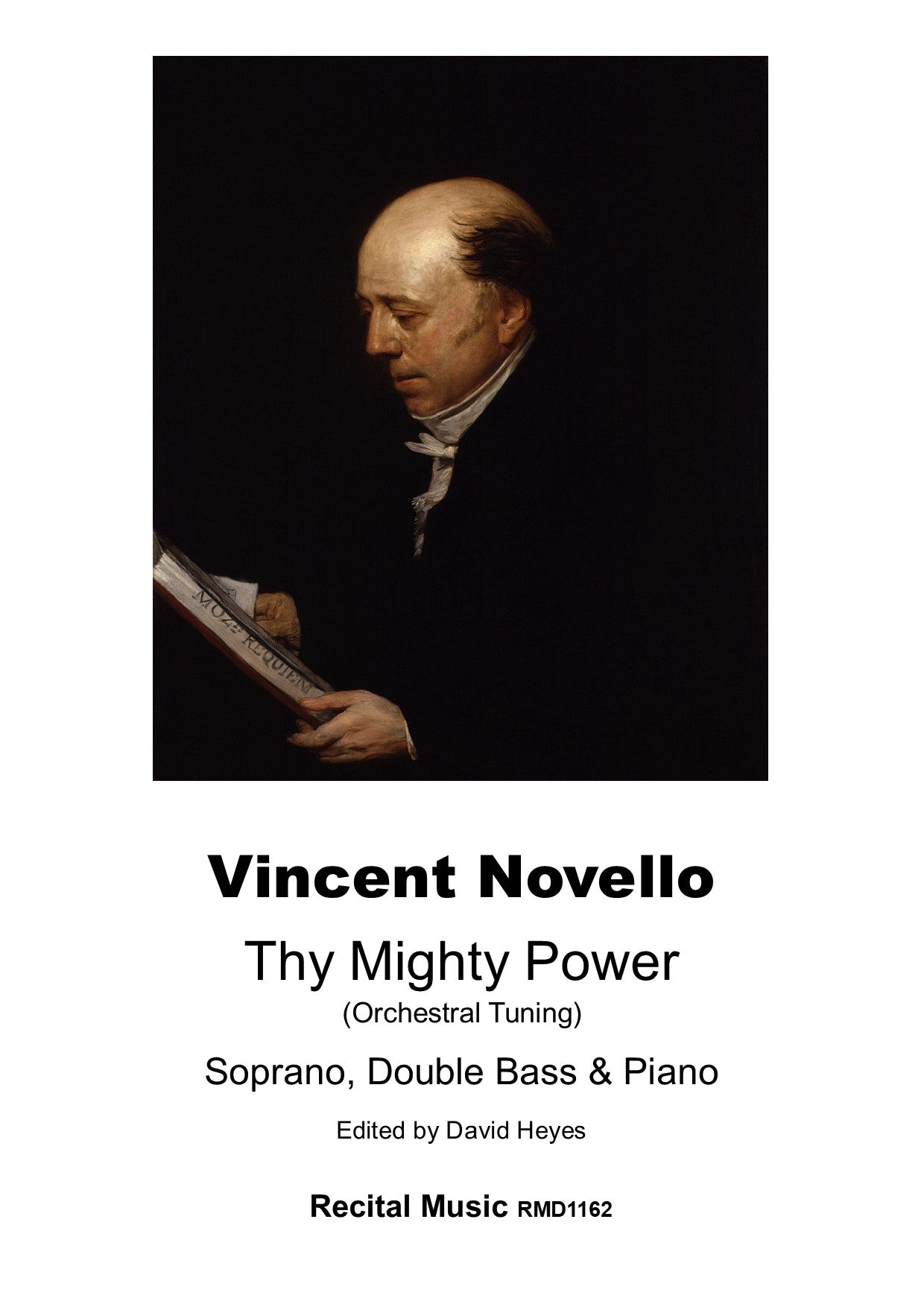 Vincent Novello: Thy Mighty Power for soprano, double bass & piano