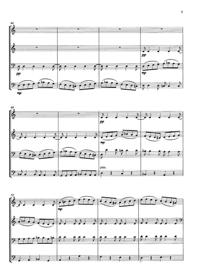 Tony Osborne: Sagas & Legends for double bass quartet