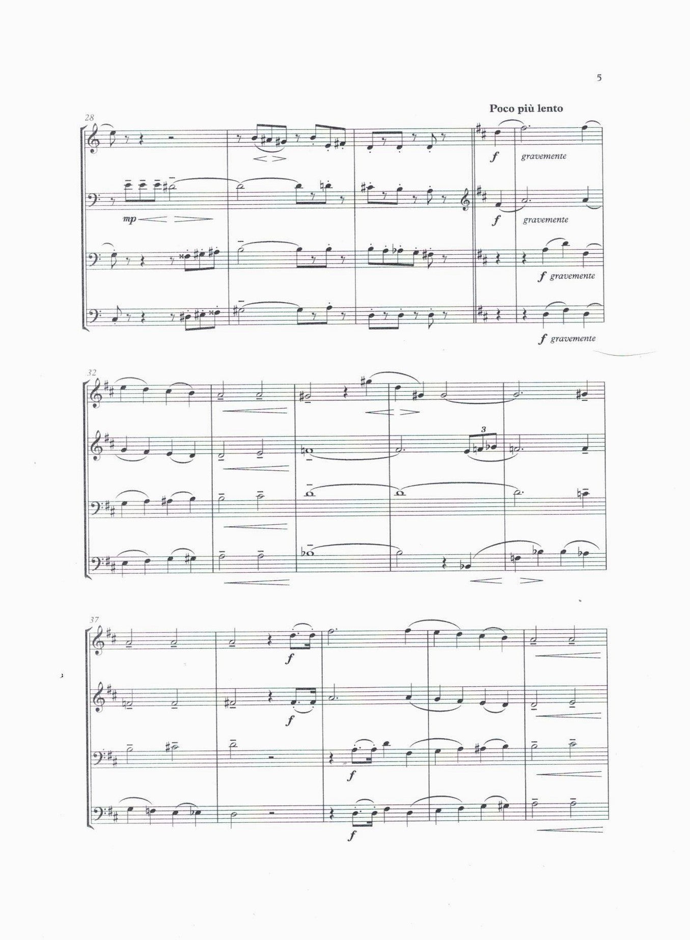 Prokofiev: Scherzo Humoristique Op. 12, No. 9 for double bass quartet