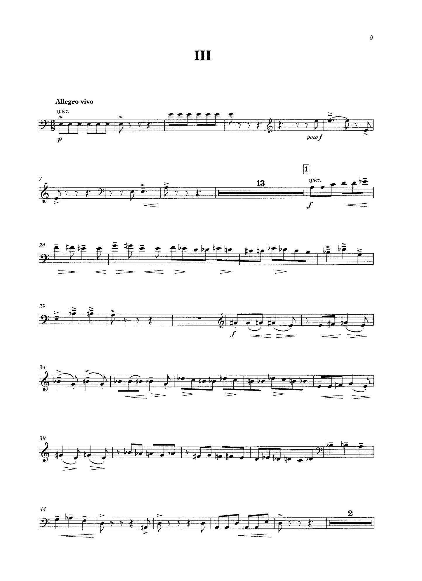 Karel Reiner: Sonata for double bass & piano
