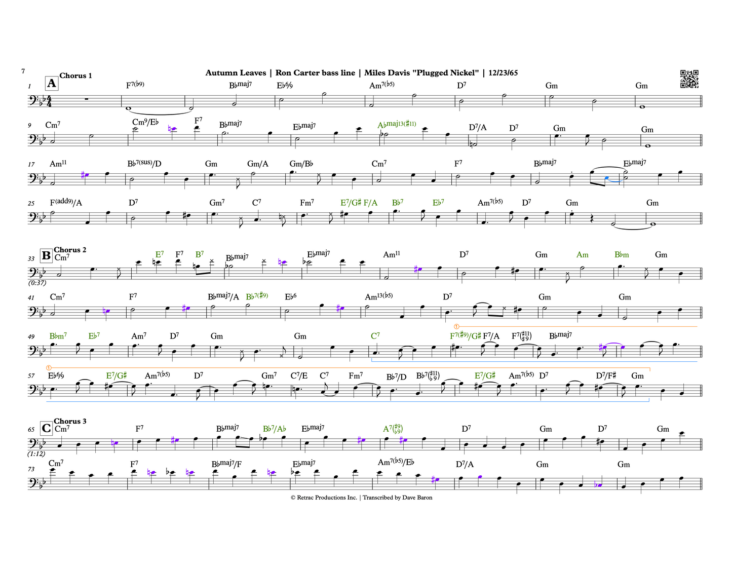 Ron Carter: Chartography - Reinvented Transcriptions