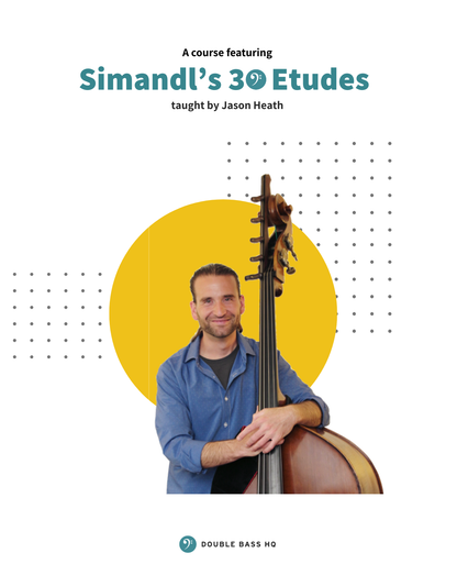 Simandl’s 30 Etudes for Double Bass (video course & digital edition)