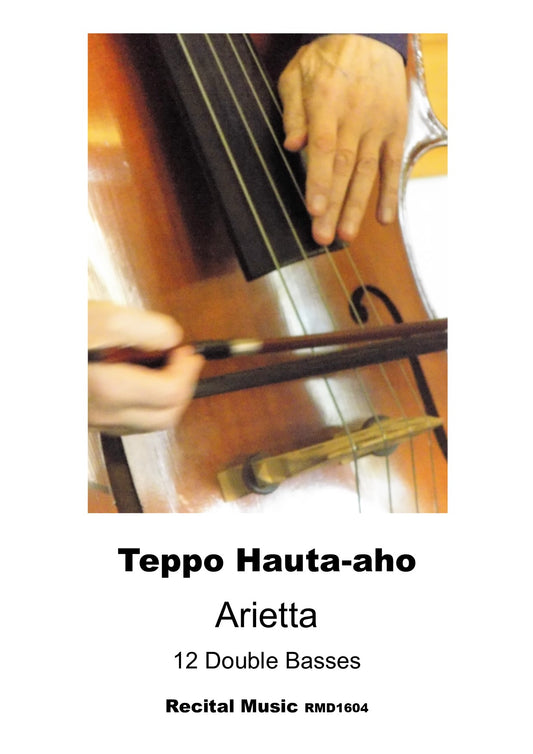 Teppo Hauta-aho: Arietta for 12 double basses