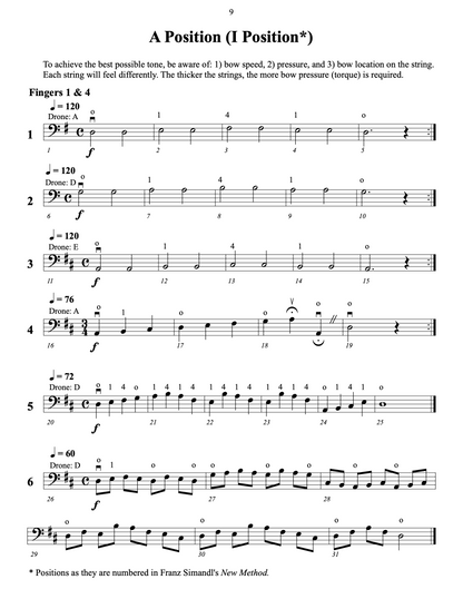 Thomas B. Gale: Triangulation of Fingering Systems for the Double Bass (A Complete Method), Vol. 1