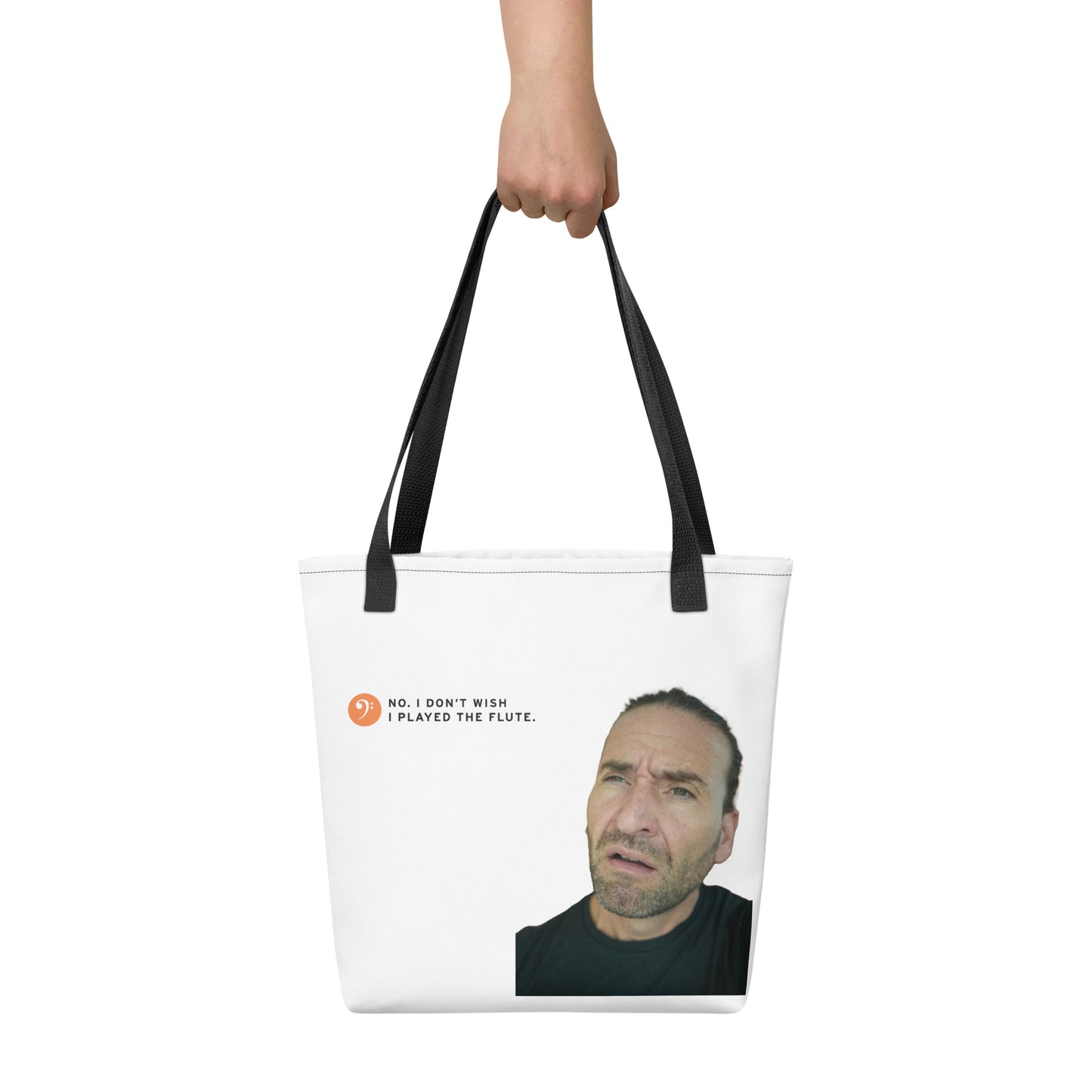 No Flute for Jason Tote Bag