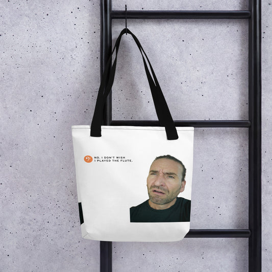 No Flute for Jason Tote Bag