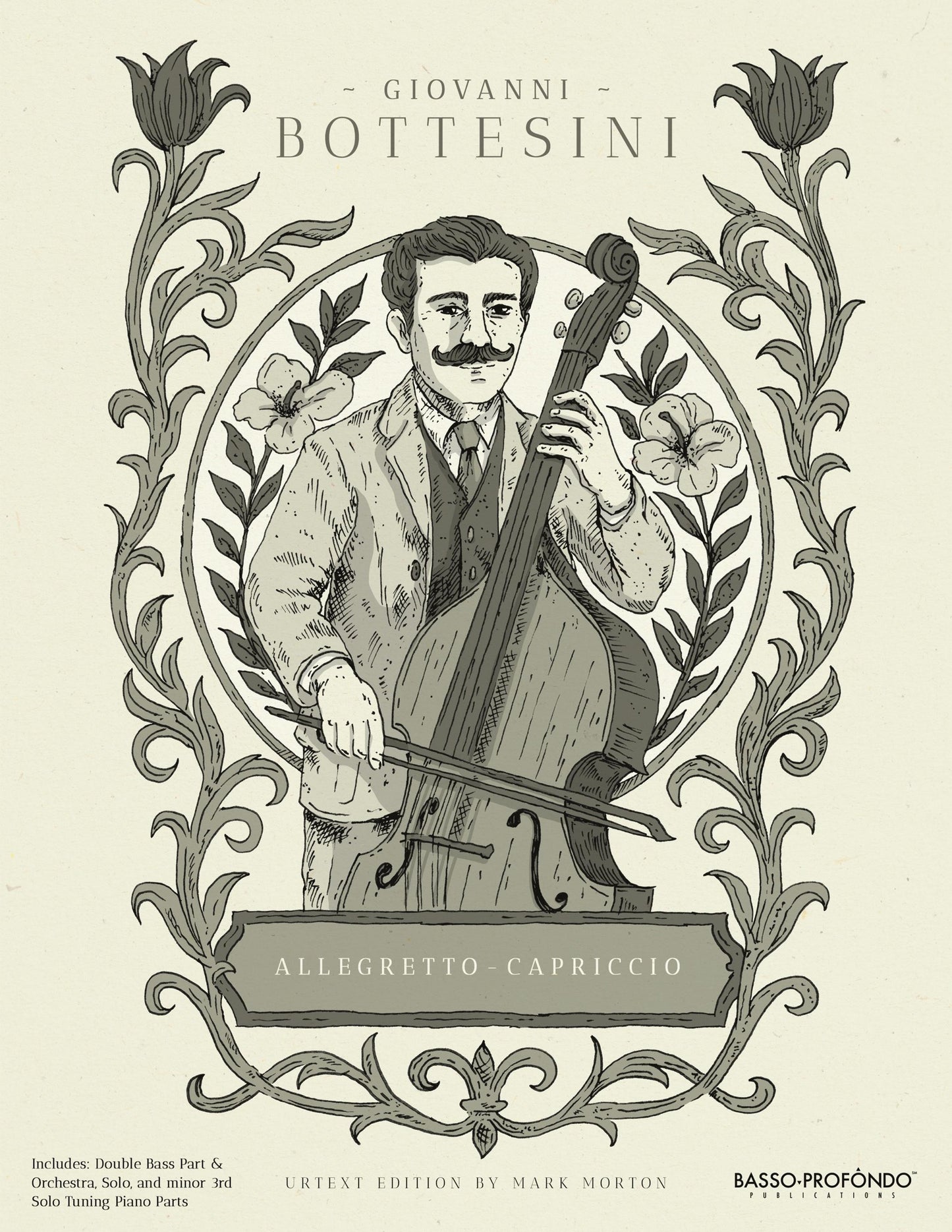 Bottesini: Allegretto-Capriccio for Double Bass and Piano (urtext ed. Mark Morton)
