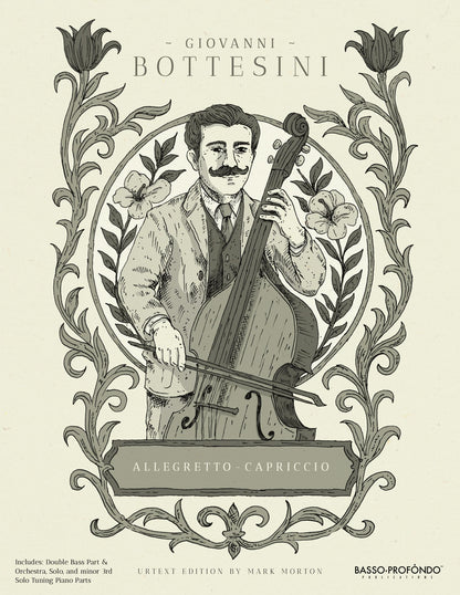 Bottesini: Allegretto-Capriccio for Double Bass and Piano (urtext ed. Mark Morton)