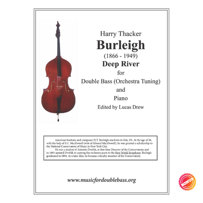 Pergolesi: Sinfonia in F Major for Double Bass and Piano (edited by Lucas Drew) and a bonus gift (Deep River)