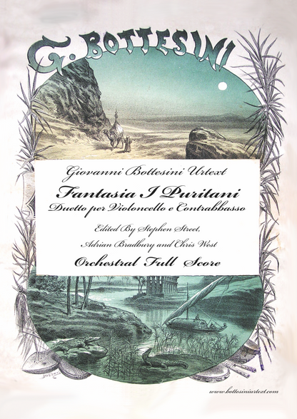 Bottesini: Fantasia I Puritani Duetto Per Violoncello e Contrabasso (Urtext Edition)