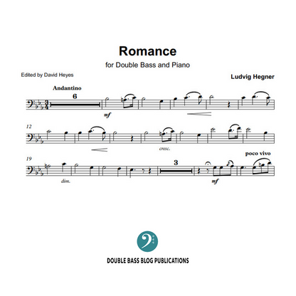 Ludvig Hegner - Romance for double bass and piano