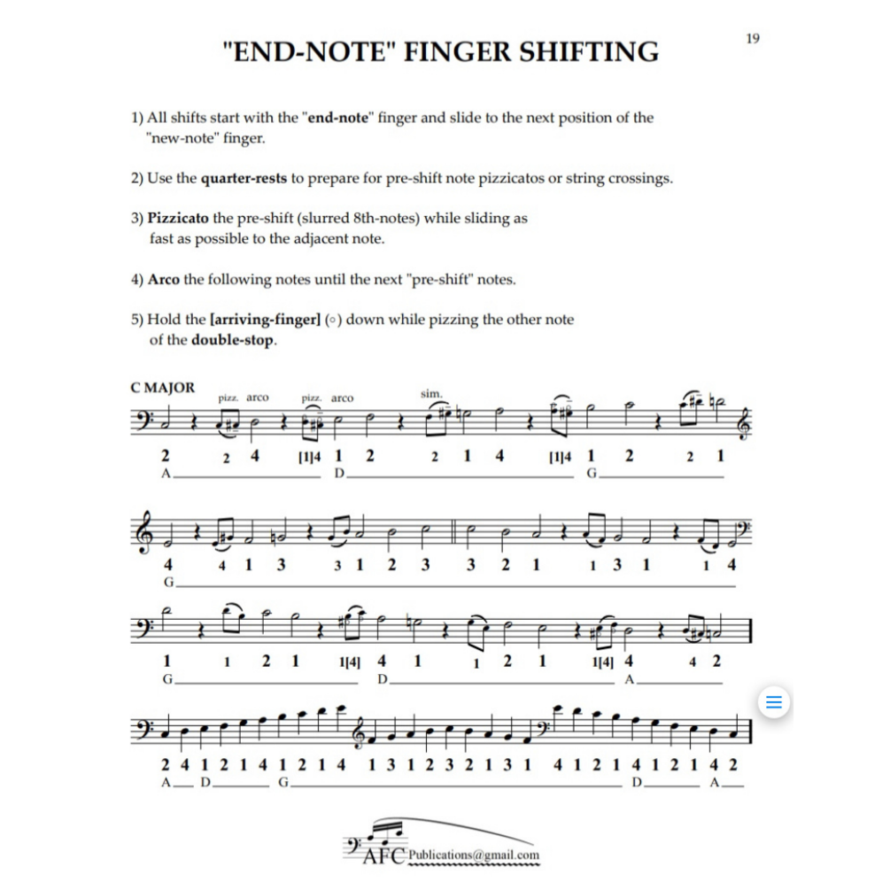 Mastering Double Bass Shifting by Alden F. Cohen
