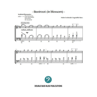 Helen Svoboda: Beetroot (in blossom) for solo bass