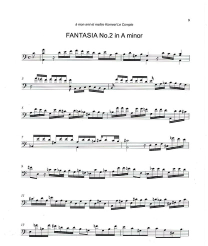 Michal Bylina: Four Fantasias for unaccompanied double bass