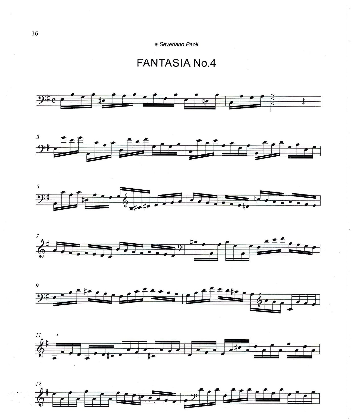 Michal Bylina: Four Fantasias for unaccompanied double bass