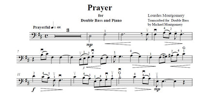 Lourdes Montgomery: Prayer for Double Bass and Piano