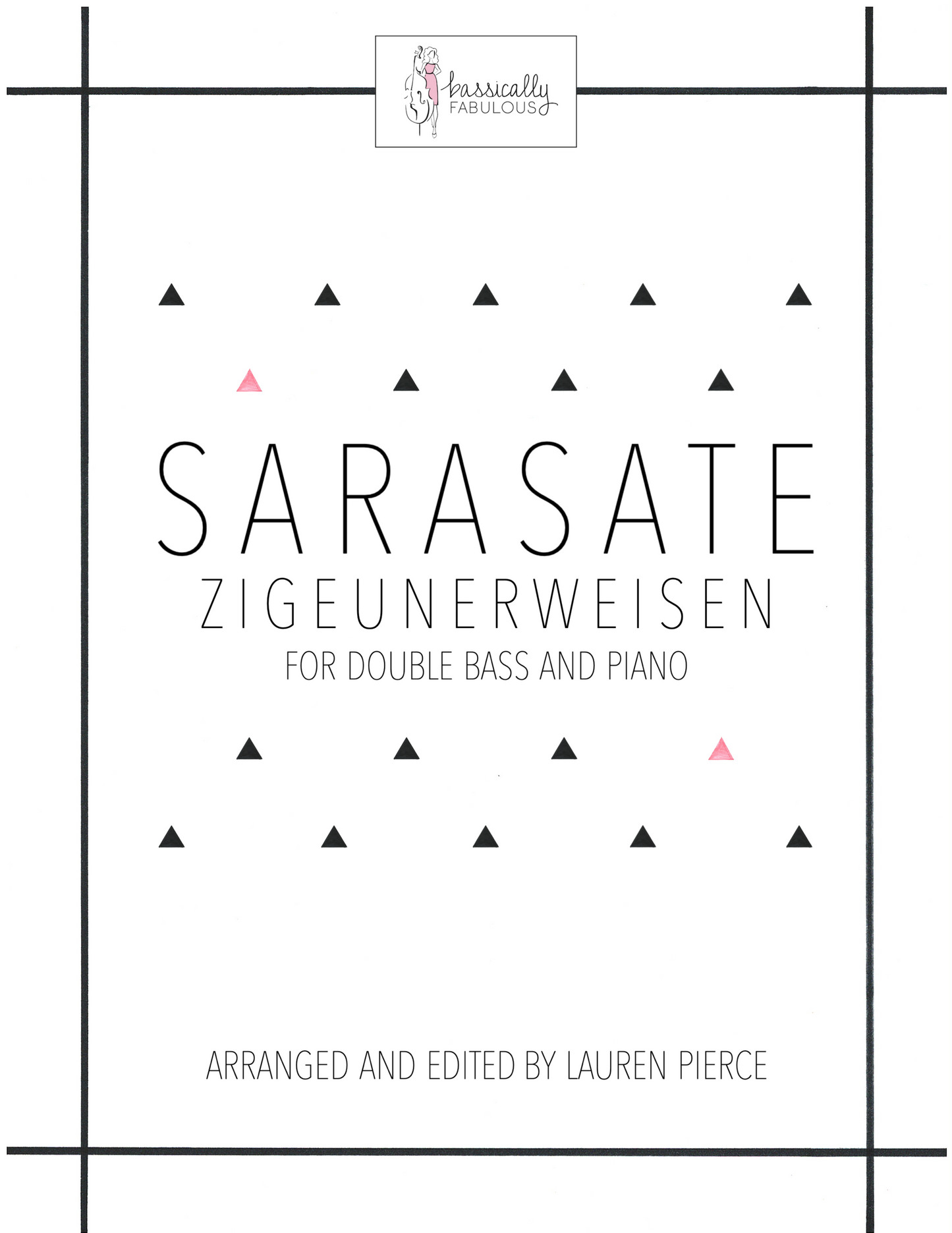 Sarasate: Zigeunerweisen for Double Bass and Piano (arr. by Lauren Pierce)