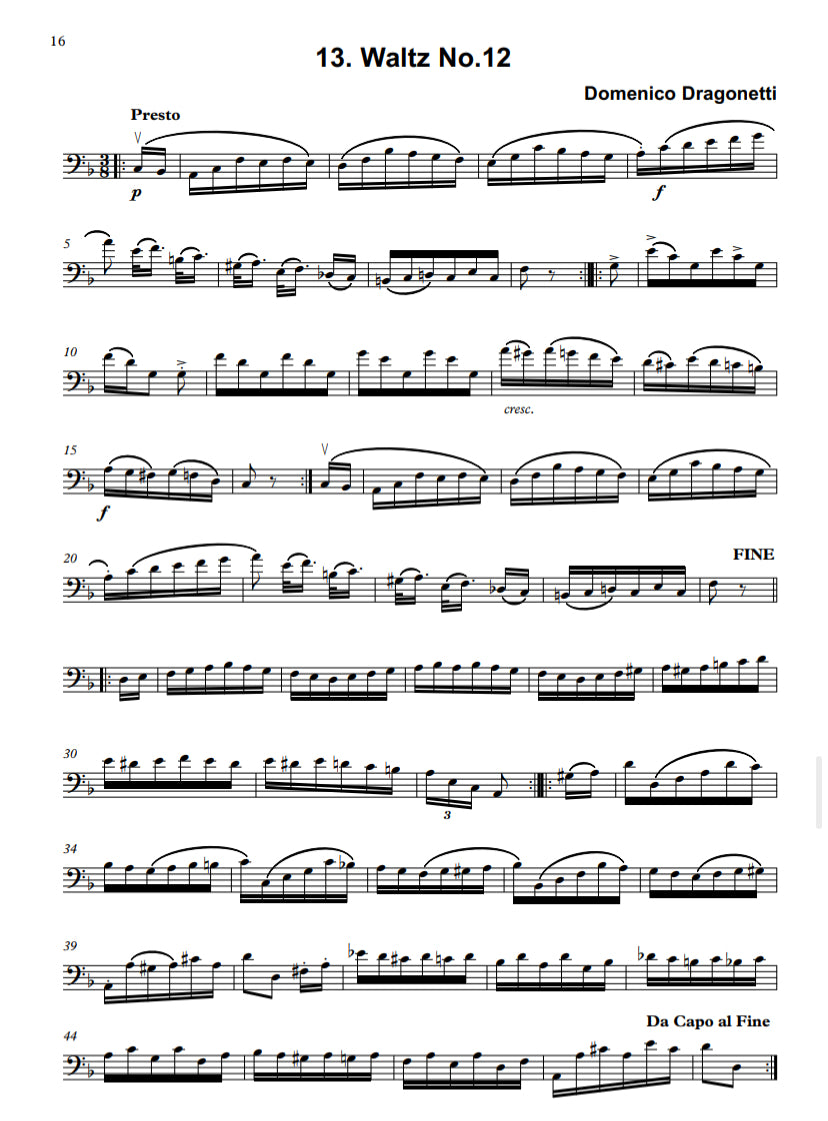 Bass Clef Unaccompanied Solos Book 1 (ed. by David Heyes)